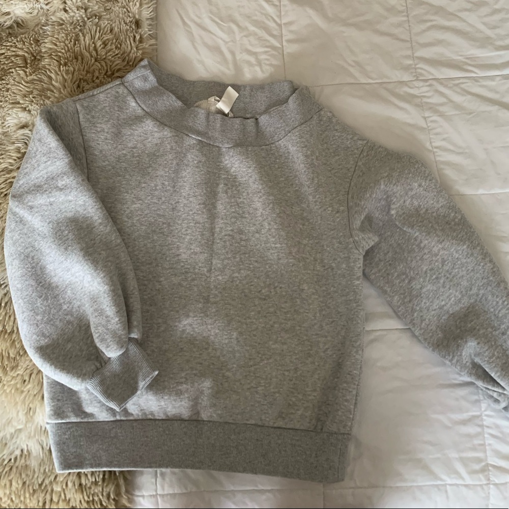 HM sweater - over the shoulder